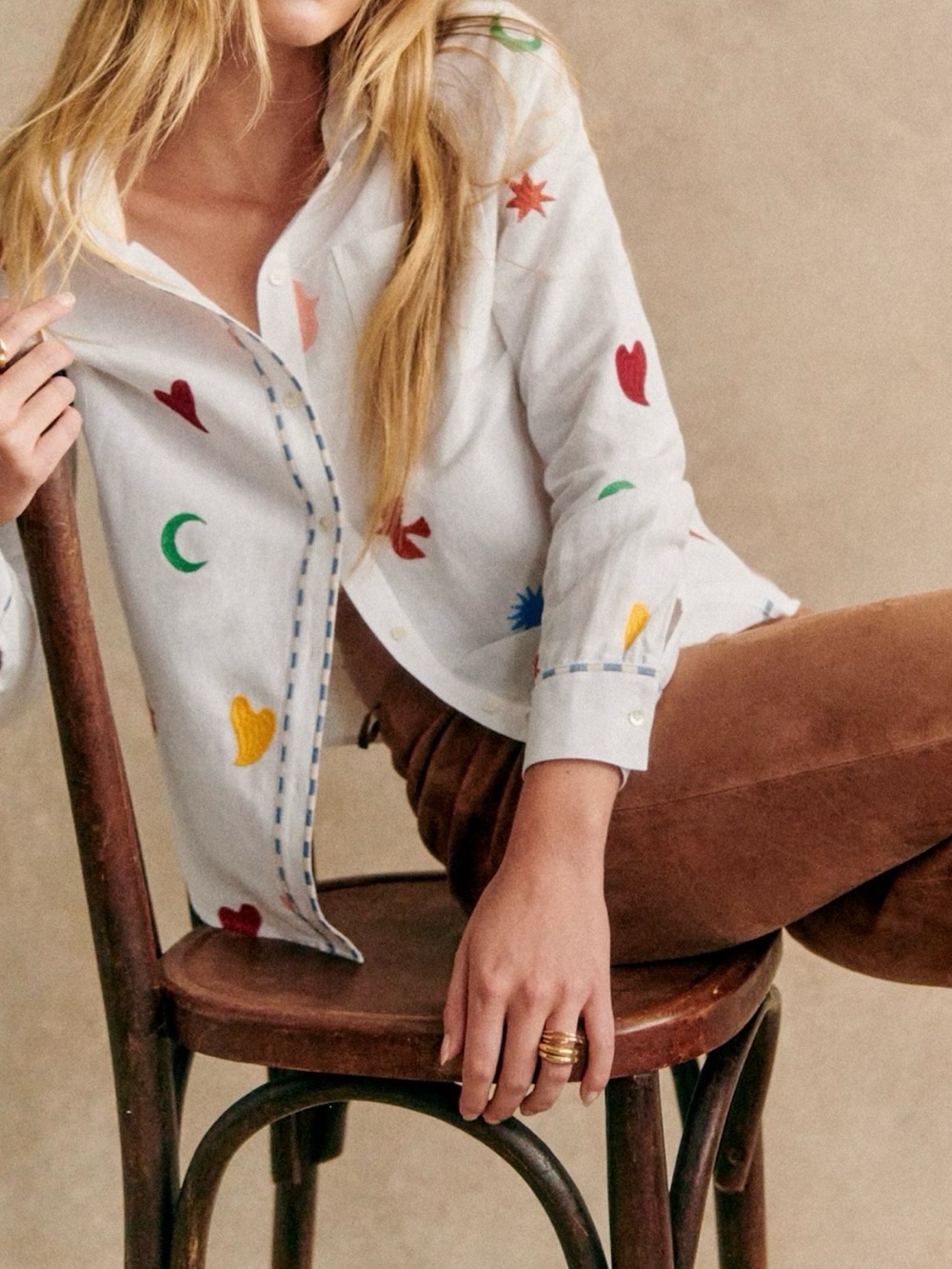Sezane x Pangea Tomboy Shirt